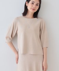 INDIVI/【洗える／和紙混素材／SETUP可能】バルーンスリーブニット/507926177