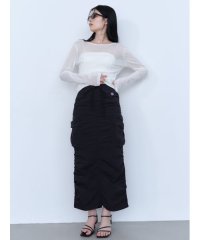 FRAY I.D/【Champion】シャーリングストレートスカート/507926218