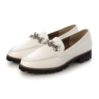 BARCLAY/【本革 / 日本製 / 軽量】 バークレー BARCLAY ビジューチェーン EVA厚底ローファー/507926406
