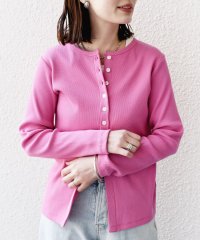 SHIPS WOMEN/〈洗濯機可能〉ポッシュ テレコ リブ ボタン カーディガン/507926644