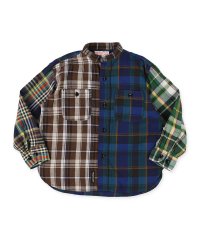 DENIM DUNGAREE/デニムダンガリー DENIM DUNGAREE Madras Plaid Shirt/507926695