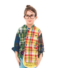 DENIM DUNGAREE/デニムダンガリー DENIM DUNGAREE Madras Plaid Shirt/507926697