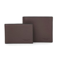 COACH/コーチ COACH 2つ折り財布 ぺブルドレザー 3－IN－1 ウォレット CR911 CWH MAHOGANY/507926751