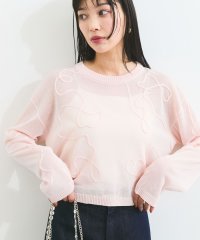 VIS/コード刺繍シアーニット/507926822