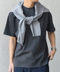 SHIPS any MEN/SHIPS any: デザイン リブ ハイゲージ ポンチ クルーネック Tシャツ◆/507926873