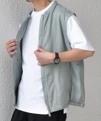 SHIPS any MEN/SHIPS any:〈洗濯機可能〉NOVELTEX リネン ジップ ベスト(セットアップ対応)◇/507926882