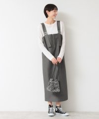 Dessin/【洗える】フロントジップジャンパースカート/507927066