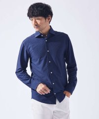 ABAHOUSE/【通年生地使用】トリコット サッカー 長袖シャツ/507927093