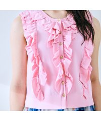 Audie a Muses/トリプルラッフルニットベスト/507927097