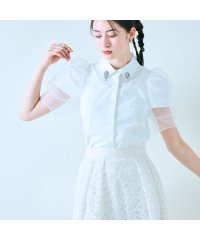 Audie a Muses/衿ビジューブラウス/507927102