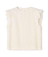 Ballsey/ポリエステルレーヨンカラミ レーススリーブブラウス/507927109