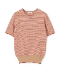 MACPHEE/コットンナイロンラメチェック クルーネックプルオーバー/507927118