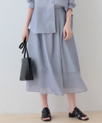 INDIVI/新色登場！【洗える／エアリー素材】巻き風ロングスカート/507927153