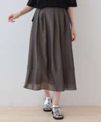 INDIVI/新色登場！【洗える／エアリー素材】巻き風ロングスカート/507927153