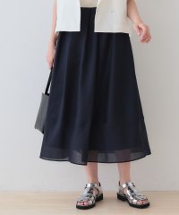 INDIVI/新色登場！【洗える／エアリー素材】巻き風ロングスカート/507927153