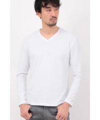 HIGH STREET/HIGH STREET∴RIPAトライアングルモノグラム長袖Vネックカットソー/507927198