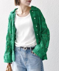 SHIPS any WOMEN/SHIPS any:〈手洗い可能〉パッチワーク レース ジャケット シャツ/507927405