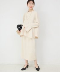SLOBE IENA/《WEB・一部店舗限定》ペプラムブラウス/507927419
