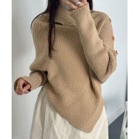 VIVIDLADY/ビビッドレディ VIVIDLADY スリットタートルネック タートルニット ニット アイボリー/507927605