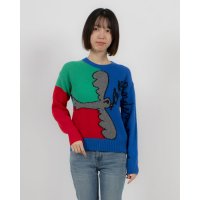 UNITED COLORS OF BENETTON/ユナイテッド カラーズ オブ ベネトン UNITED COLORS OF BENETTON. 【JCC】バードイラストカラーニット/507927741