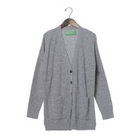 UNITED COLORS OF BENETTON/ユナイテッド カラーズ オブ ベネトン UNITED COLORS OF BENETTON. ポケット付きVネックリブニットオーバーサイズカーディガン/507927747