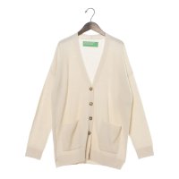 UNITED COLORS OF BENETTON/ユナイテッド カラーズ オブ ベネトン UNITED COLORS OF BENETTON. ポケット付きVネックリブニットオーバーサイズカーディガン/507927747