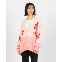 UNITED COLORS OF BENETTON/ユナイテッド カラーズ オブ ベネトン UNITED COLORS OF BENETTON. コットン大判柄ニットカーディガン/507927766