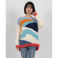 UNITED COLORS OF BENETTON/ユナイテッド カラーズ オブ ベネトン UNITED COLORS OF BENETTON. ウールクルーネックデザインニット・セーター/507927805