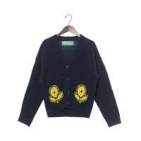 UNITED COLORS OF BENETTON/ユナイテッド カラーズ オブ ベネトン UNITED COLORS OF BENETTON. フラワーモチーフVネックニットカーディガン/507927816