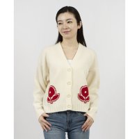 UNITED COLORS OF BENETTON/ユナイテッド カラーズ オブ ベネトン UNITED COLORS OF BENETTON. フラワーモチーフVネックニットカーディガン/507927816
