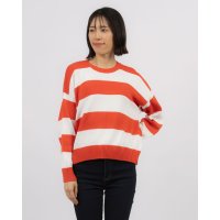 UNITED COLORS OF BENETTON/ユナイテッド カラーズ オブ ベネトン UNITED COLORS OF BENETTON. ドロップショルダービッグボーダーコットンニット・セーター/507927817