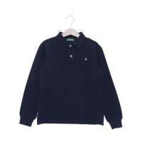 UNITED COLORS OF BENETTON/ユナイテッド カラーズ オブ ベネトン UNITED COLORS OF BENETTON. キッズオーガニックコットン100%ロゴパッチ長袖ポロシャツB/507927924