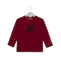 UNITED COLORS OF BENETTON/ユナイテッド カラーズ オブ ベネトン UNITED COLORS OF BENETTON. キッズピクセルイラストプリント長袖Tシャツ・カットソーB/507927944