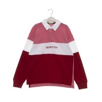 UNITED COLORS OF BENETTON/ユナイテッド カラーズ オブ ベネトン UNITED COLORS OF BENETTON. キッズカラーブロック長袖ポロラガーシャツB/507927948