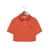 UNITED COLORS OF BENETTON/ユナイテッド カラーズ オブ ベネトン UNITED COLORS OF BENETTON. フルーツモチーフ刺繍ショート丈ポロシャツ/507927955