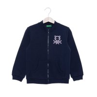 UNITED COLORS OF BENETTON/ユナイテッド カラーズ オブ ベネトン UNITED COLORS OF BENETTON. キッズブランドロゴグリッタープリントフルジップフロントポケットスウ/507927995