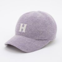 HOMEGAME/ホームゲーム HOMEGAME HOMEGAME － H LOGO KNIT Baseball Cap PURPLE/507928159