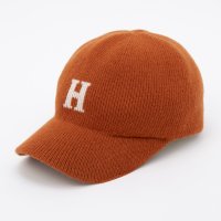 HOMEGAME/ホームゲーム HOMEGAME HOMEGAME － H LOGO KNIT Baseball Cap ORANGE/507928160