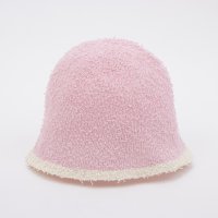 HOMEGAME/ホームゲーム HOMEGAME HOMEGAME － BOUCLE KNIT HAT PINK【HG241406】/507928162