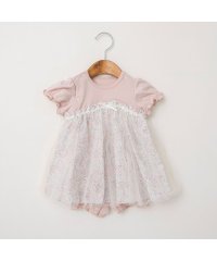 branshes/チュール使いドッキング半袖カバーオール/507928198