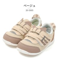 IFME/イフミー IFME スニーカー キッズ IFME PARK ワンベルトネコチャン 20－5305 ベビー ベルクロ アニマル 動物/507928287