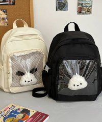 shopnikoniko/ショップニコニコ ShopNikoNiko クリアポケット付き 推し活 ミニリュックサック スクールバッグ オタ活 推し活リュック 痛バッグ 痛リュック ライブ/507928302