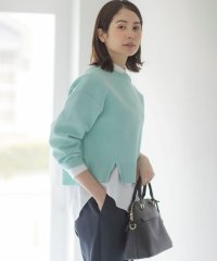 KUMIKYOKU（LARGE SIZE）/スウェットライクニットプルオーバー/507928879