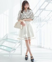 MAJESTIC LEGON/バックレースアップフレアスカート/507841497