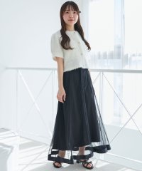 MAJESTIC LEGON/バックレースアップフレアスカート/507841497