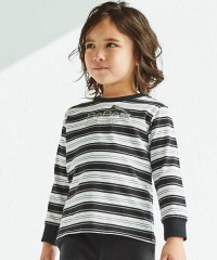 BeBe/マルチボーダーリンガー天竺長袖Tシャツ(80~160cm)/507888995