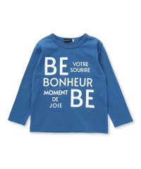 BeBe/BEBEランダムロゴ天竺長袖Tシャツ(90~150cm)/507888996
