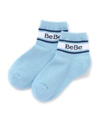 BeBe/ロゴライン配色クルーソックス(11~24cm)/507888997