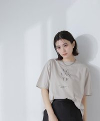 NATURAL BEAUTY BASIC/ボクシーロゴプリントTシャツ/507905715