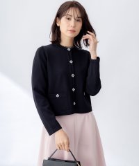 KUMIKYOKU(S SIZE)/【WEB限定・接触冷感・UVカット】ビジューニット ジャケット/507928870